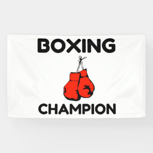 BOXING CHAMPION BANNER