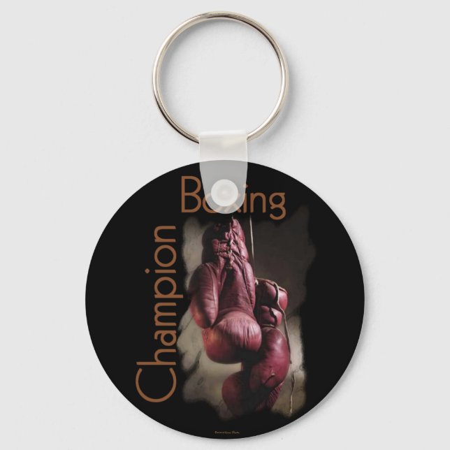 Boxing Champion Keychain (Front)