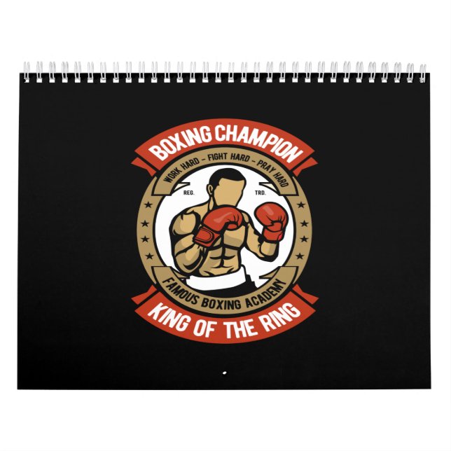 boxing champion king of the ring calendar (Cover)