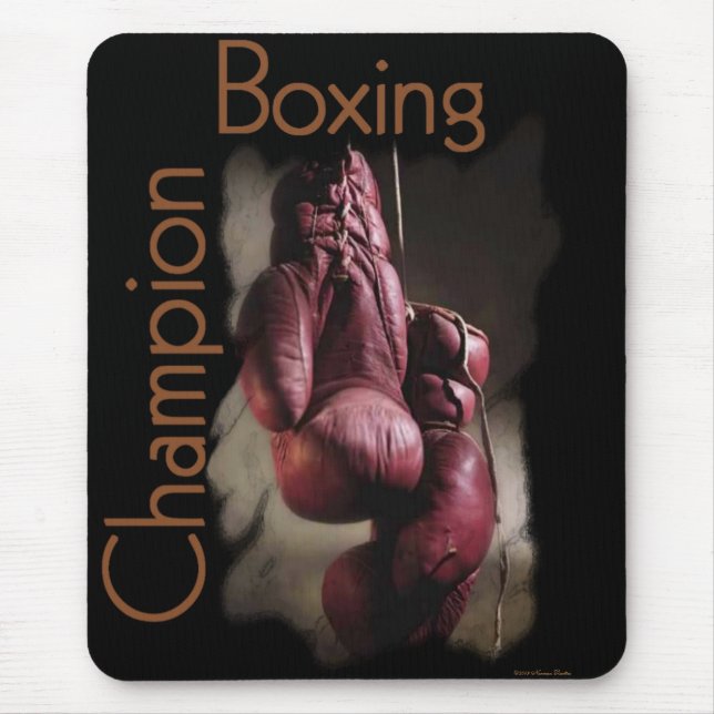Boxing Champion Mousepad (Front)