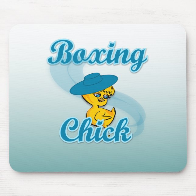 Boxing Chick #3 Mouse Mat (Front)