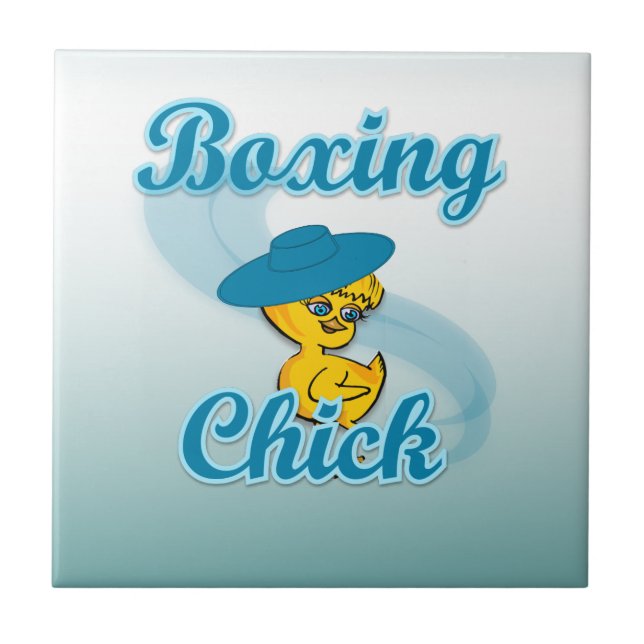 Boxing Chick #3 Tile (Front)