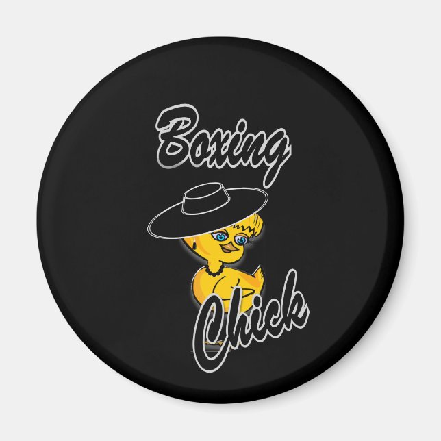Boxing Chick #4 Magnet (Front)