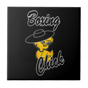 Boxing Chick #4 Tile