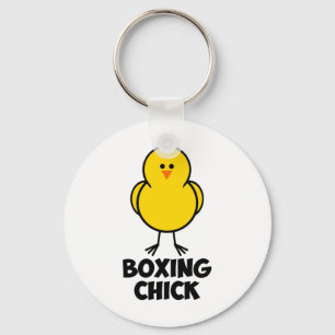 Boxing Chick Key Ring