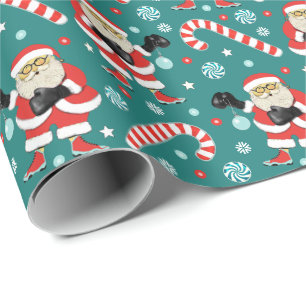 Boxing Christmas Gift Wrapping Paper
