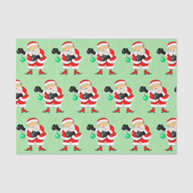 Boxing Christmas Tissue Paper (Front)