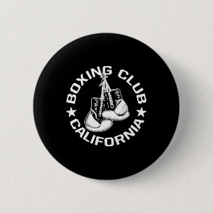 Boxing Club California Gloves Graphic For A Boxing 6 Cm Round Badge