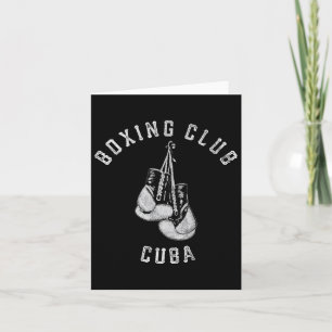 Boxing Club Cuba Gloves Fighter Card