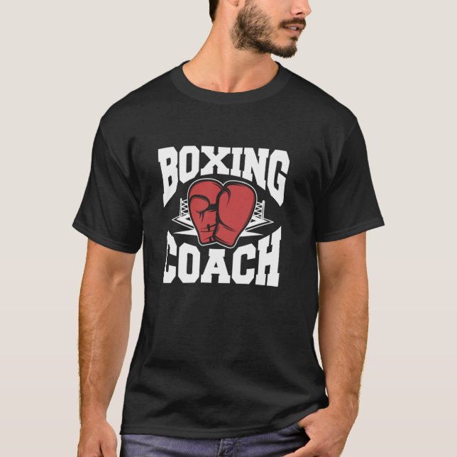 Boxing Coach Boxing Gloves T-Shirt (Front)