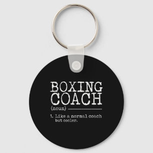 Boxing Coach Definition - Funny Key Ring