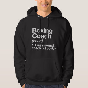 Boxing Coach Funny Sports Definition Trainer Marti Hoodie