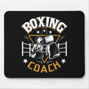 Boxing Coach - Kickboxing Kickboxer Gym Boxer Mouse Mat
