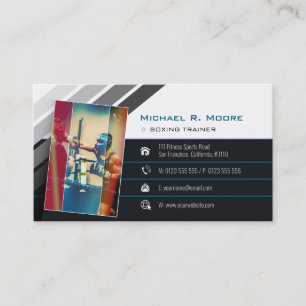 Boxing Coach   Trainer   Sports Gifts Business Card