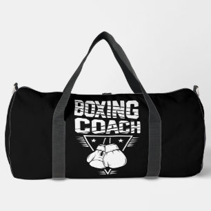 Boxing Coach White Gloves Duffle Bag