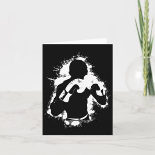 Boxing Combat Sports Sparring Gloves Gift - Boxer Card