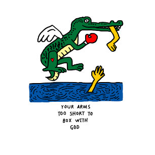 Boxing Crocodile Unisex T-Shirt