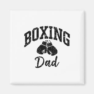 Boxing Dad Athlete Enthusiast Sporty Cool Magnet