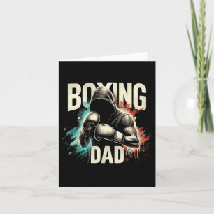 Boxing Dad Father's Day Tee For Boxing Lover Card