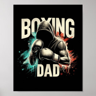 Boxing Dad Father's Day Tee For Boxing Lover Poster