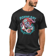 Boxing Day Cute Fighter Cartoon Streetwear Desig