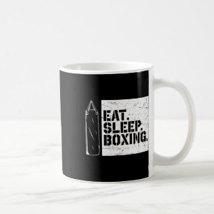 Boxing Day Eat Sleep Boxing Repeat Funny Boxing Lo Coffee Mug