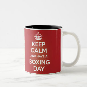 BOXING DAY HINT MUG (Two Tone)