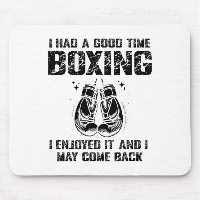 Boxing Day Love Boxing Training Coach Fighter 10  Mouse Mat (Front)