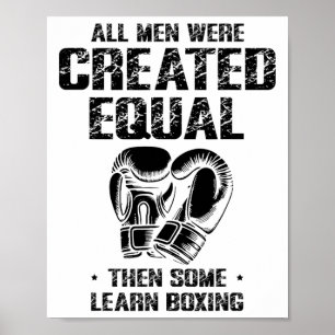 Boxing Day Love Boxing Training Coach Fighter  Poster