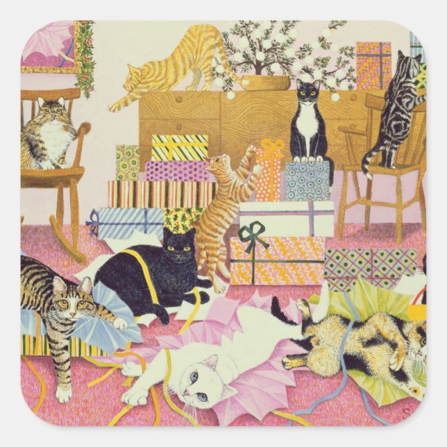 Boxing Day Square Sticker (Front)