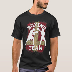 Boxing Denmark Combat Sports Fighter Boxing T-Shirt