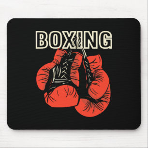 Boxing Design Boxing Gloves Martial Artist  Mouse Mat