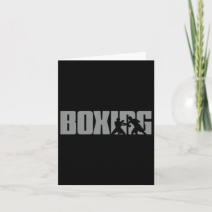 Boxing Design For Boxer - Boxing  Card