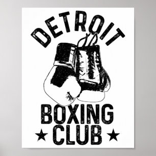 Boxing Detroit Michigan Martial Arts Boxer 1  Poster