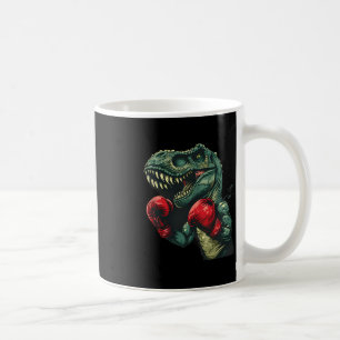 Boxing Dinosaur Boxer Dino Kickboxing T-rex Boxing Coffee Mug