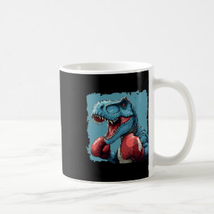 Boxing Dinosaur Costume For Sport Boxer Lovers  Coffee Mug