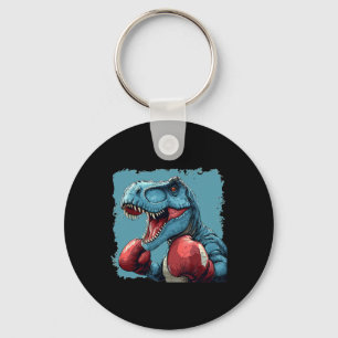 Boxing Dinosaur Costume For Sport Boxer Lovers  Key Ring