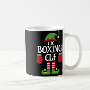 Boxing Elf Family Matching Group Christmas Boxer  Coffee Mug