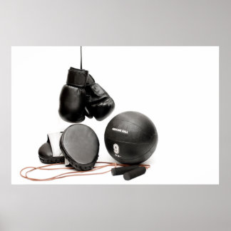 BOXING EQUIPMENT POSTER