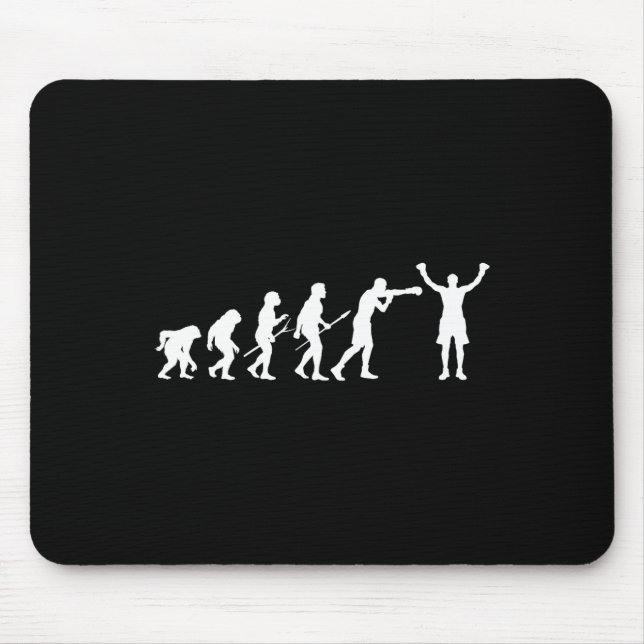 Boxing Evolution - Boxing Lover Boxer Kickboxing F Mouse Mat (Front)