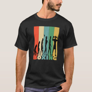 Boxing Evolution Vintage For Boxer And Fist Fight T-Shirt
