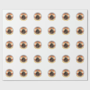 Boxing Father Day Vintage Gloves Shirt Design_1 Wrapping Paper
