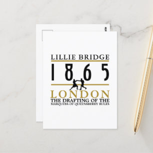 Boxing Fight, Queensberry Rules Postcard