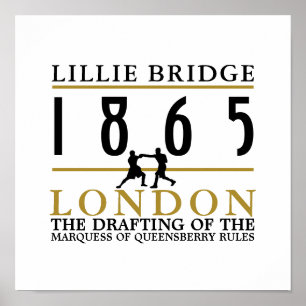 Boxing Fight, Queensberry Rules Poster