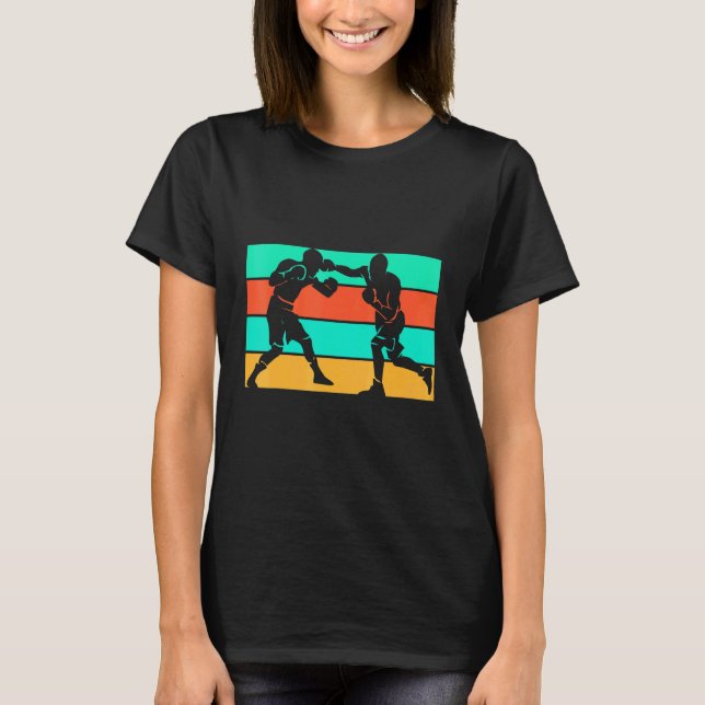 Boxing Fighter Retro T-Shirt (Front)