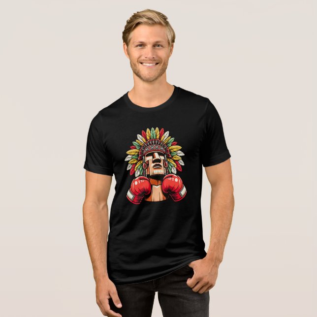 Boxing Fighters Muay Thai Tri-Blend Shirt (Front Full)