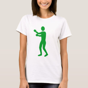 Boxing Figure - Grass Green T-Shirt