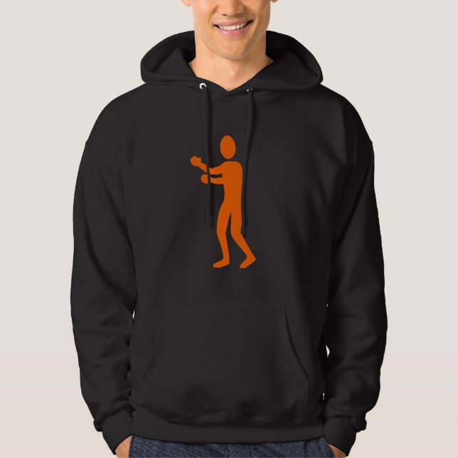 Boxing Figure - Orange Hoodie (Front)