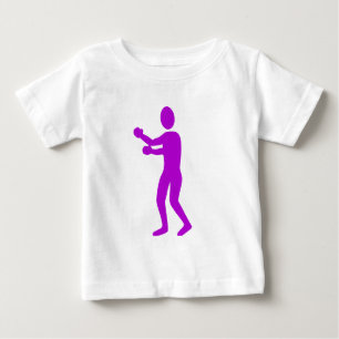 Boxing Figure - Purple Baby T-Shirt