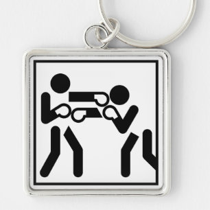 Boxing Figures Key Ring